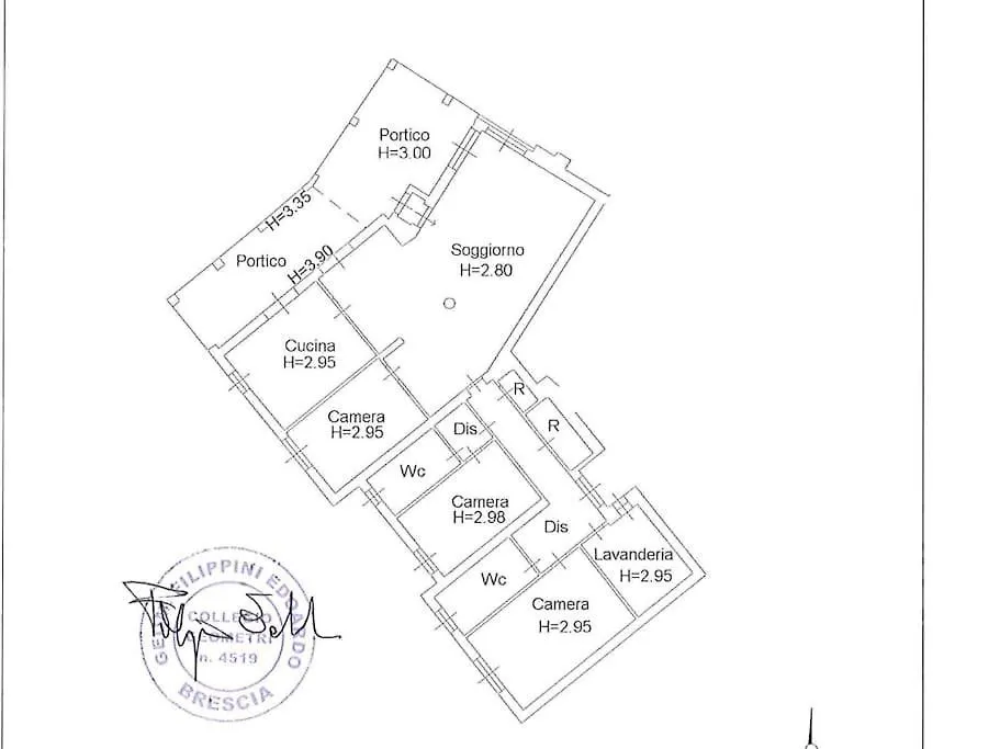 Villa La Quiete Inn -Private Pool - Parking - Wifi Castenedolo